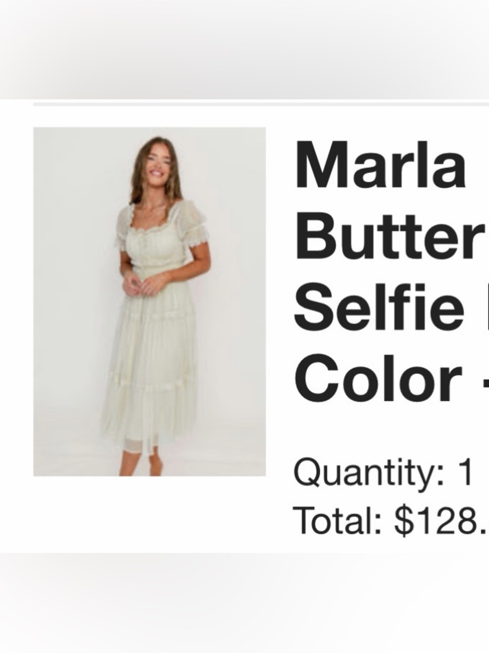 Worth collective —- Marla maxi dress - Butter Cream